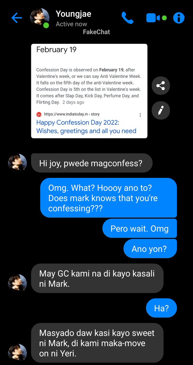 WritersOnCue's tweet photo. Confession
"At least ako nagconfess kay crush, eh ikaw?"
#GotVelvet one tweet au
#MarkJoy #YeMa #YoungJoy https://t.co/8BbK3vTLHw
