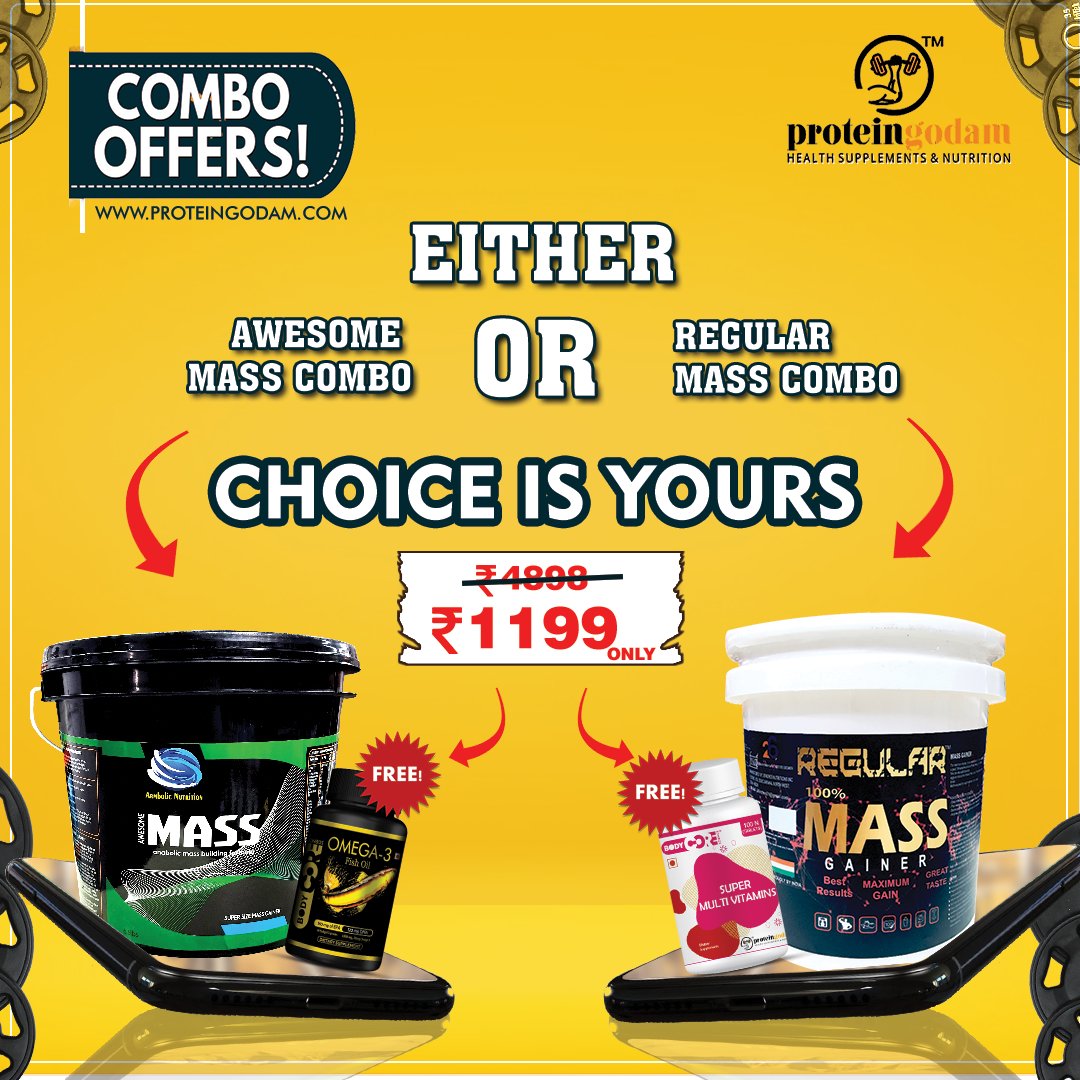 GodamProtein's tweet photo. You Can Choose This Or You Can Choose That✅
Now Choice Is Yours 😉
.
.
Follow @GodamProtein

.
.
.
.
.
.
#proteingodam #massgainer #choice #fishoil #fishoilomega3 #offers https://t.co/K1LfNavQJJ