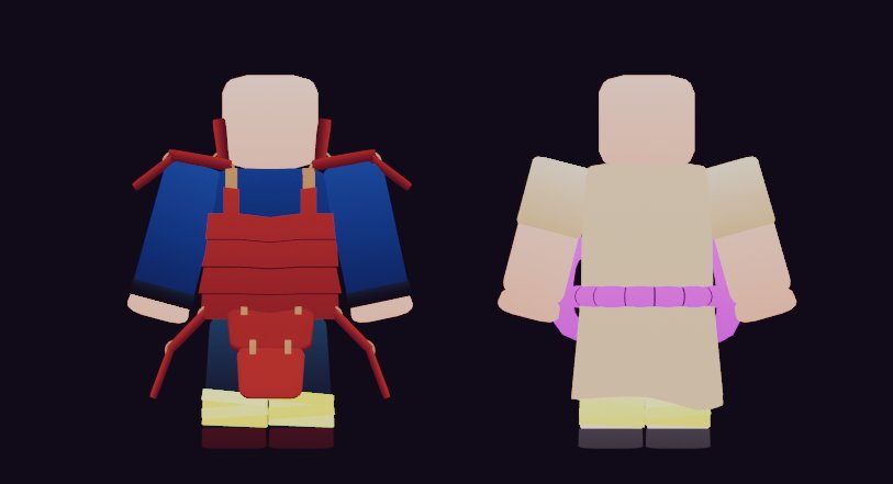 ZeroDevv's tweet photo. Back😁 with some anime relating characters I was working on!👊(Based on Dbz⭐ and Naruto🦊)
Will post some new creation/pets this week!👀

Leave a like if you like it!👍💗
#RobloxDev | #Roblox https://t.co/t3aghIg4bU