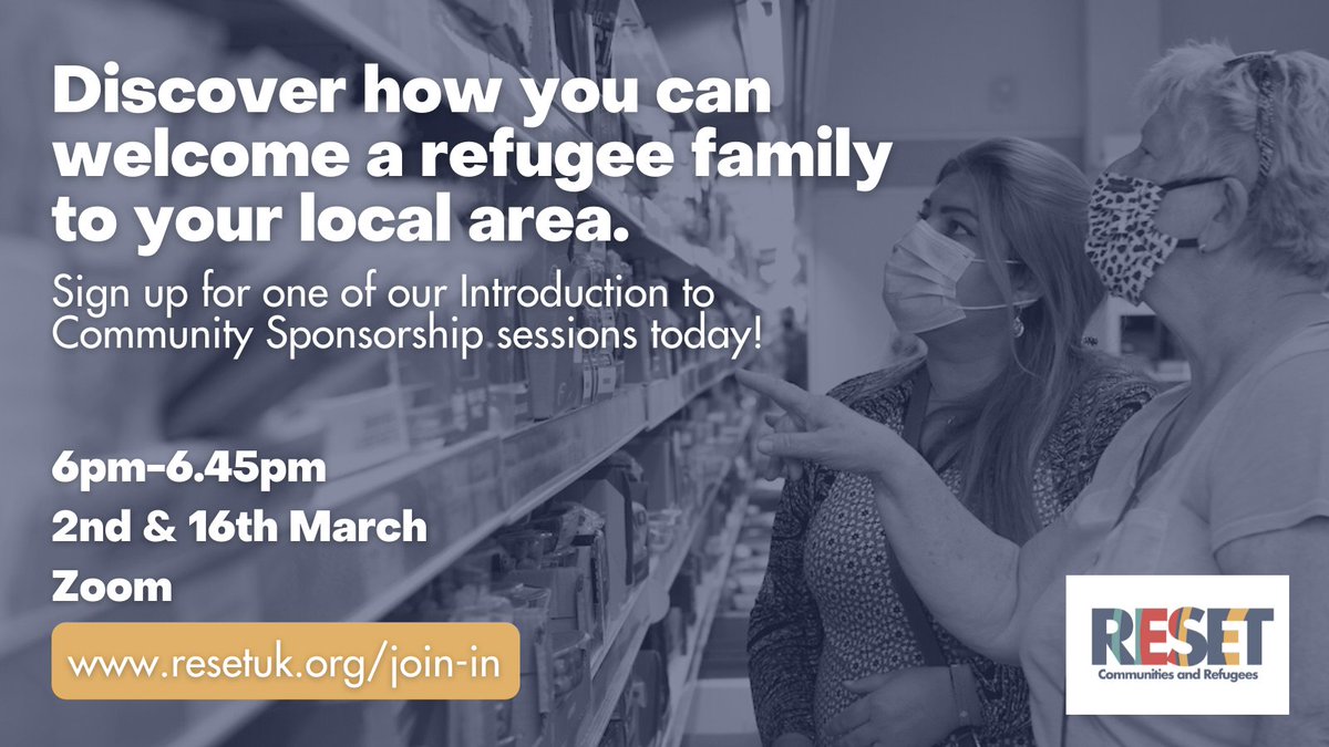 Reset Communities for Refugees 🧡 tweet media