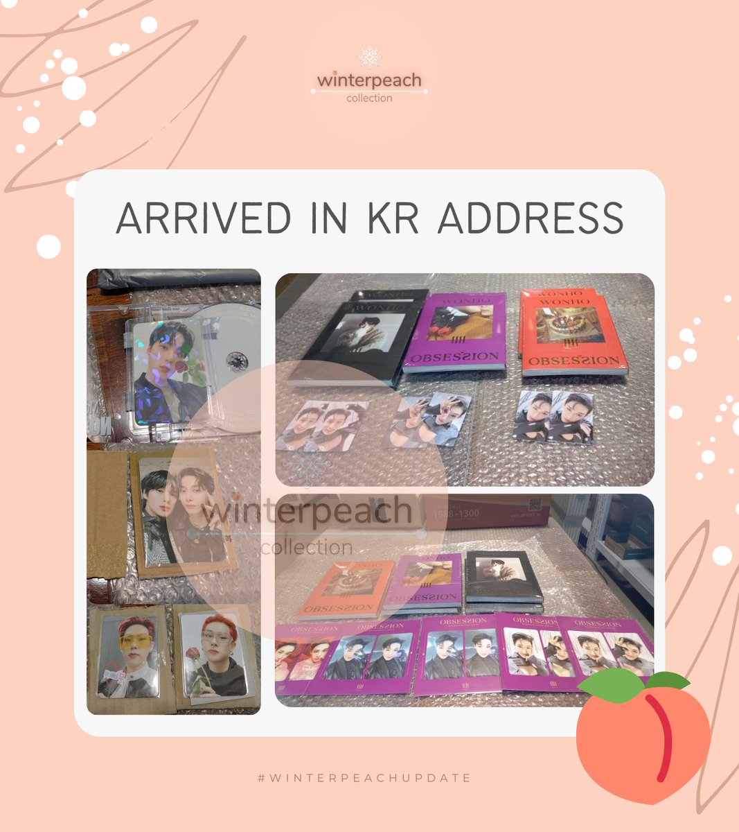 winterpeach_x's tweet photo. #WinterPeachUpdate
February box: Waiting for the Withdrama albums nalang then we'll ship out to PH na po ^^ Target ship out date: March 10
January box: All LSF invoices are sent na rin po! Please check your inbox/spam folder ^^
An announcement will be made in a while po ๐ https://t.co/rDfx3w6gH9