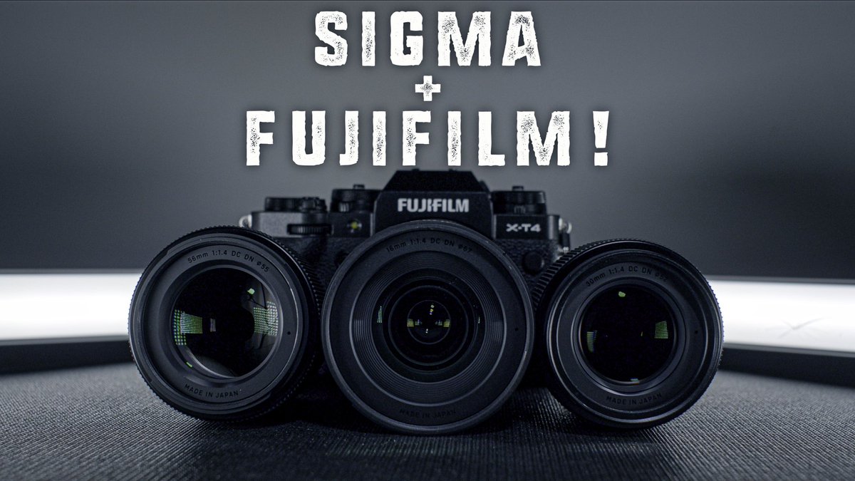 Hey everyone! <a href="/Sigma_Photo/">SIGMA America</a> just announced their first <a href="/FujifilmX_US/">FUJIFILM X/GFX USA</a> X mount lenses! The “Holy Trinity” of crop sensor primes are now available in Fujifilm X mount and I got the honor to test them out on the X-T4. youtu.be/Kd-TIJF_pUU