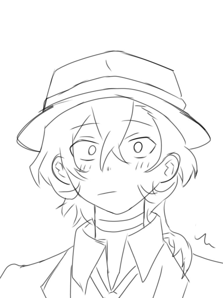 落書き #文豪ストレイドッグスイラスト #文スト中原中也