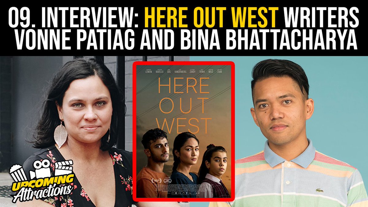upcomingpod's tweet photo. ICYMI: 🎧 EPISODE #09 AVAILABLE NOW! 🌟
In this bonus episode, Matt talks with #HereOutWest writers Bina Bhattacharya and Vonne Patiag. In Cinemas now!
Spotify: https://t.co/omaENAPJqu
Apple Podcasts: https://t.co/slgncqRLkJ
YouTube: https://t.co/0kgWt6U3Z2 https://t.co/h79dVVTTiw