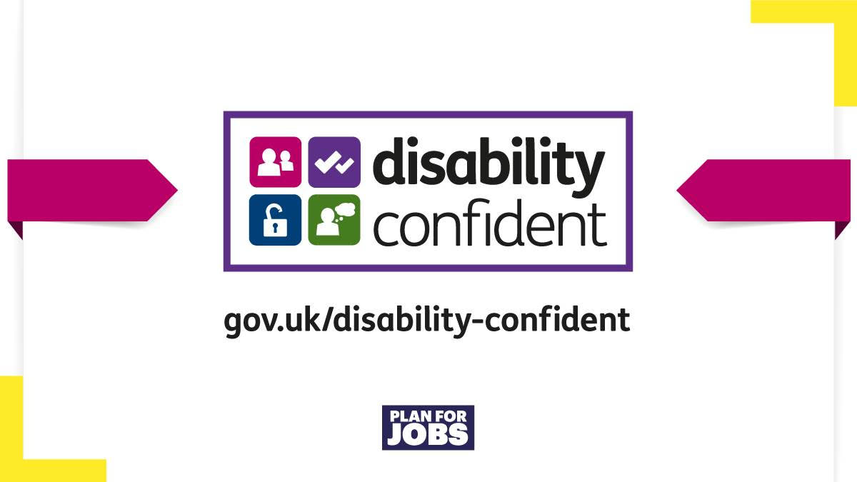 Look out for the Disability Confident badge when you are looking for work. 

#DisabilityConfident employers welcome and support applications from disabled people

Find out more ➡️ bit.ly/DisabilityConf…