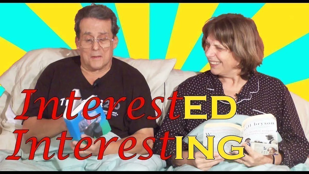 VickiVideos's tweet photo. Interested or Interesting? Learn the difference in this #ESL video. https://t.co/IiQe16dAFH #learnEnglish #twinglish #ingles https://t.co/vucZE7cR2G
