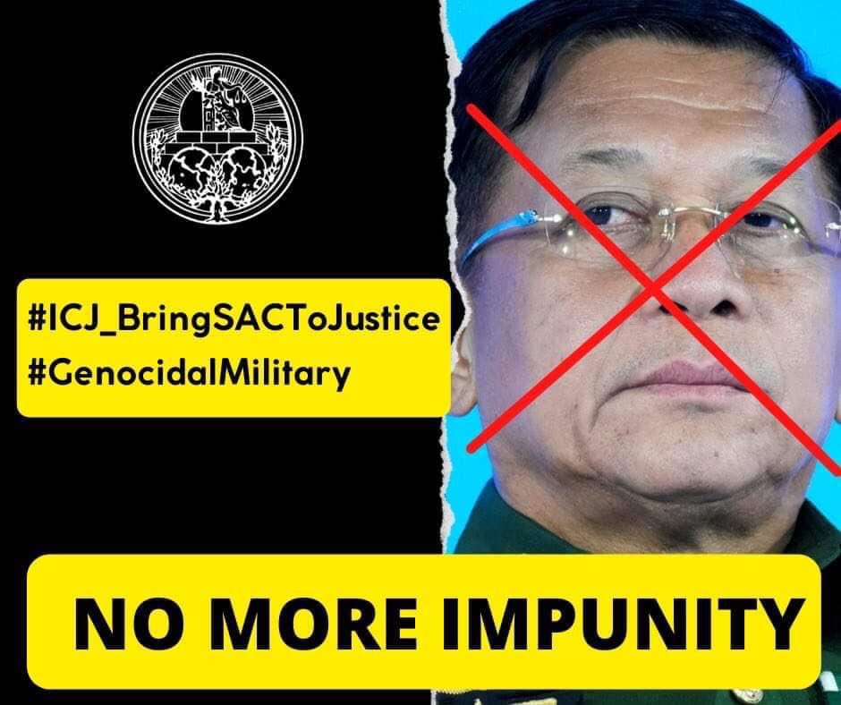 #GenocidalMilitary committed crimes against humanity on #Rohingya. They are still committing those crimes on Myanmar people. Let's start bringing justice for Rohingya people. No More Impunity.

#ICJ_BringSACToJustice #WhatsHappeningInMyanmar