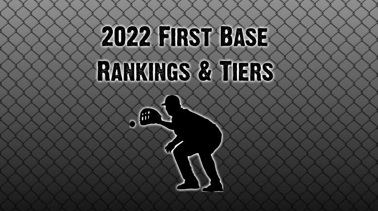 rotodaddy's tweet photo. My first base rankings for 2022. It's very deep... and kind of shallow... and why is nobody talking about my favorite sleeper at the position?
https://t.co/Vv7x0EvzpR https://t.co/NGDQDRzya6