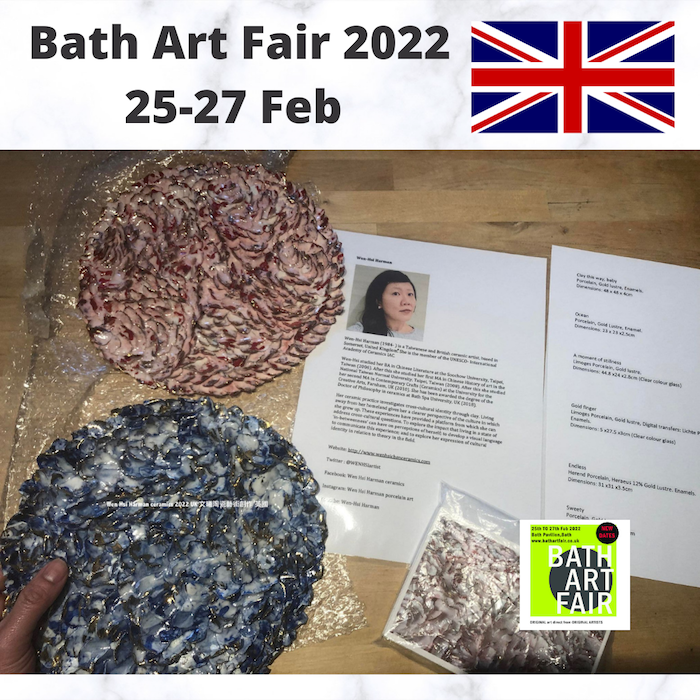 WENHSIartist's tweet photo. You are welcome to see my artwork at stand 38 at Bath Art Fair 2022.
Time :25TH TO 27TH FEB 2022.
Place: BATH PAVILION. BATH. ENGLAND. UK
Number :STAND 38 @bathartfair @martinharmanart
MORE INFORMATION PLEASE SEE
https://t.co/T1hkrJeagh #bath #bathartfair #ceramics #bathuk https://t.co/hejroAA8Mo