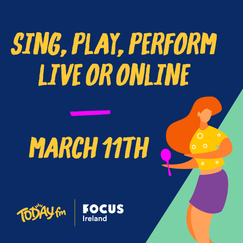 TodayFM's tweet photo. Sign up &amp; sing out for The Big Busk for @FocusIreland on Friday March 11th! 🎤

Buskers will proudly perform live at @IrishRail stations, in their local communities &amp; online, supporting the journey home for people experiencing homelessness

Will you join us? 🎸🎵