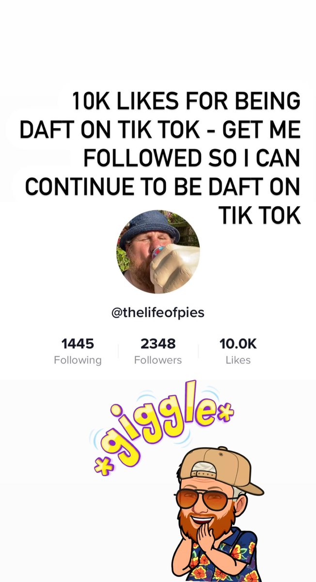 AndyMackguitar's tweet photo. 10k likes for being daft drinking @GuinnessIreland making pies singing songs and playing guitar on #tiktok - get me followed and retweet so I can continue being daft https://t.co/6P4IOMiJu1