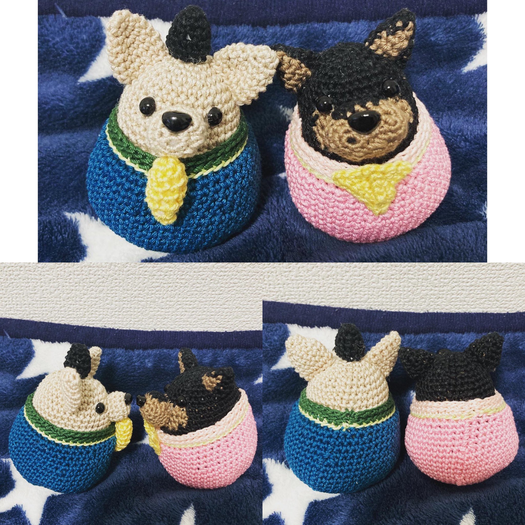ひなまつり あみぐるみ キット・雛わんこ : 布がたり ヤフー店