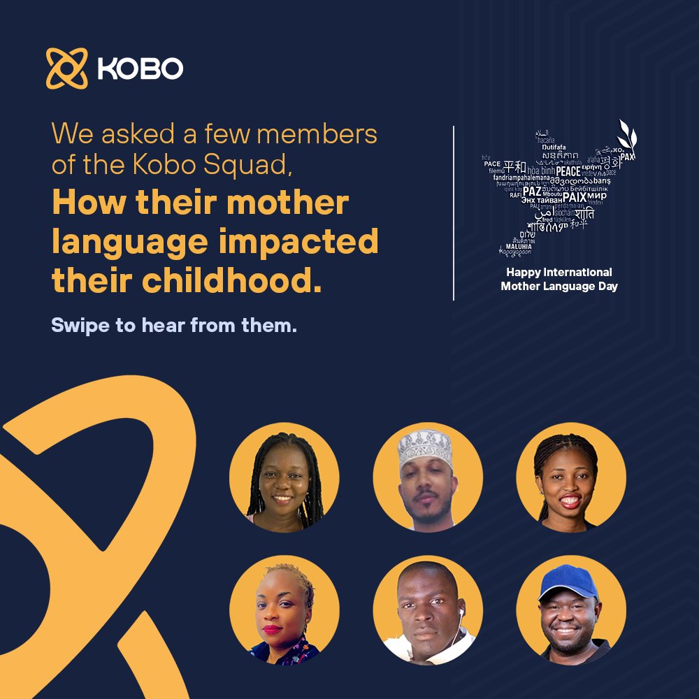 kobo_360's tweet photo. Today is #MotherLanguageDay, we are appreciating the value of culture and dialects in childhood development.

Hear from our #KoboSquad, how this plays a vital role. #Kobo360 #Culture #ChildhoodDevelopment https://t.co/JtNcsgmpBG