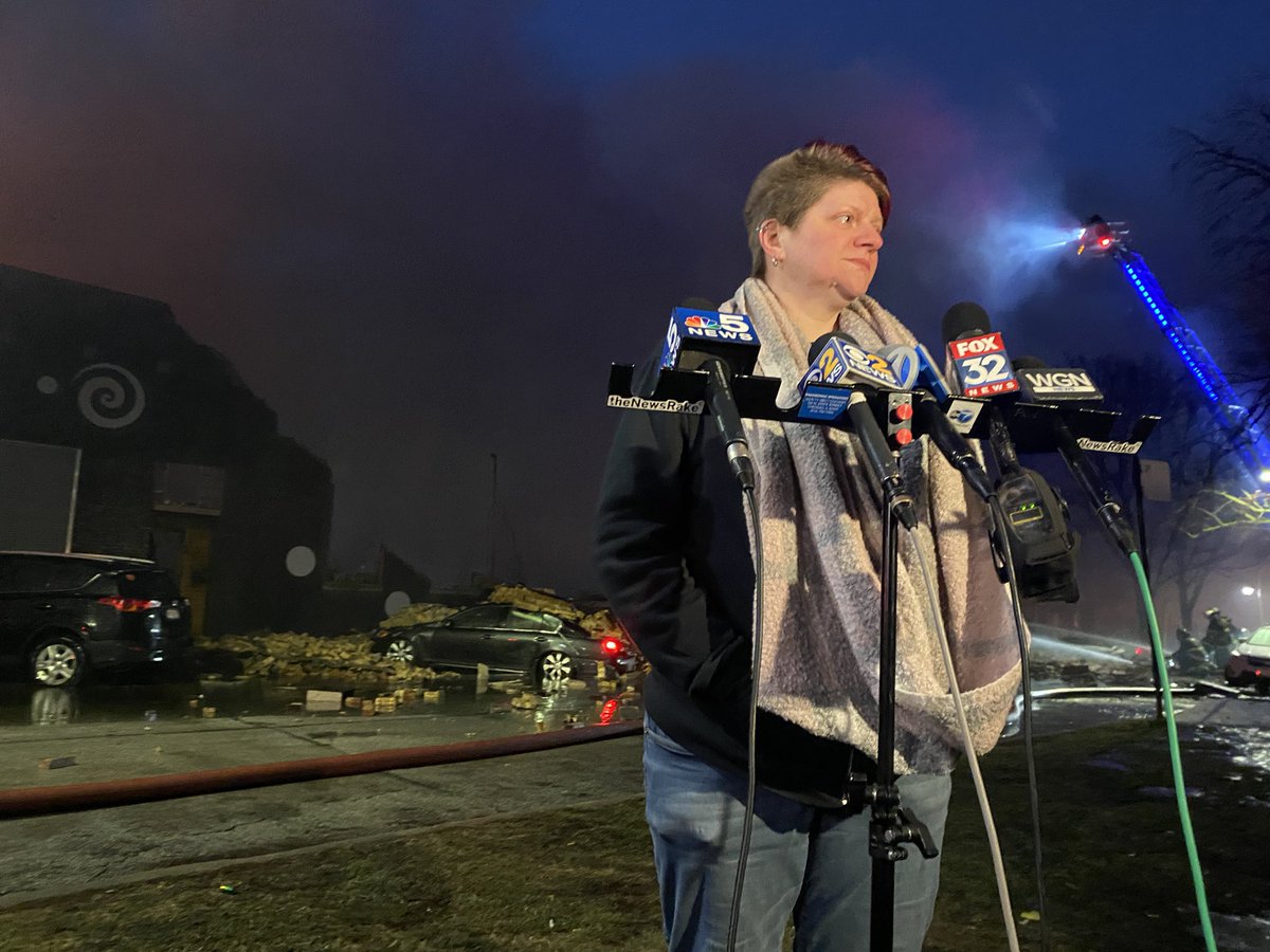 With tears in her eyes Marilee Rutherford stands in front of the rubble from her brewery, Twisted Hippo

“It’s hard to see everything you worked for go up in flames, but I’m just glad my staff and everyone is okay. That’s all I’m focused on”

<a href="/cbschicago/">CBS Chicago</a>