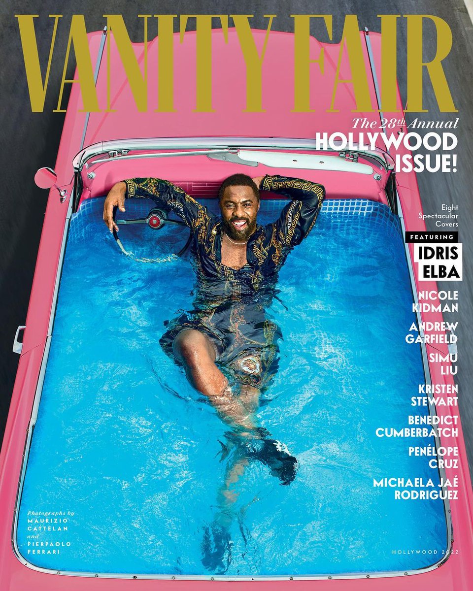 Vanity Fair London (@vfldn) on Twitter photo Presenting our 28th annual Hollywood Issue, starring <a href="/idriselba/">Idris Elba</a>. Portfolio by Maurizio Cattelan and Pierpaolo Ferrari Presenting our 28th annual Hollywood Issue, starring <a href="/idriselba/">Idris Elba</a>. Portfolio by Maurizio Cattelan and Pierpaolo Ferrari