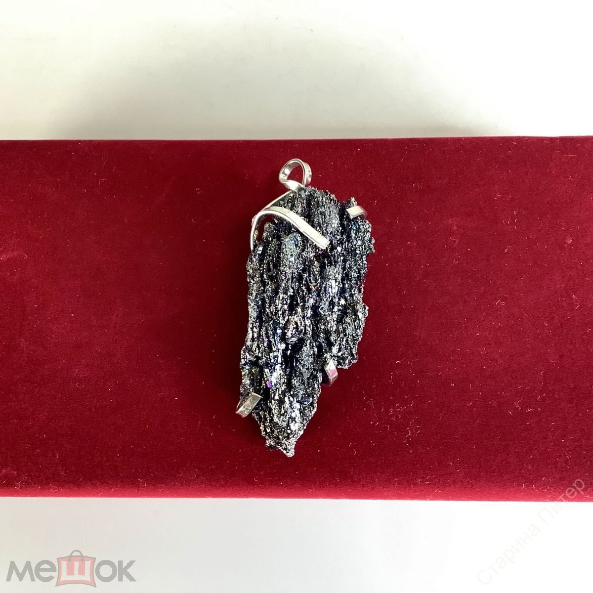 Кулон черный с карбидом кремния, готика, фэнтези meshok.net/item/265116600…