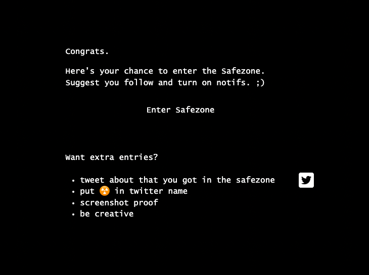 xhfl_04's tweet photo. @meltdownnft I have already joined the Safezone. Let's see if you can too (for a possible WL). :D  https://t.co/h2sYoktQjr https://t.co/1BJdw4xdiz
