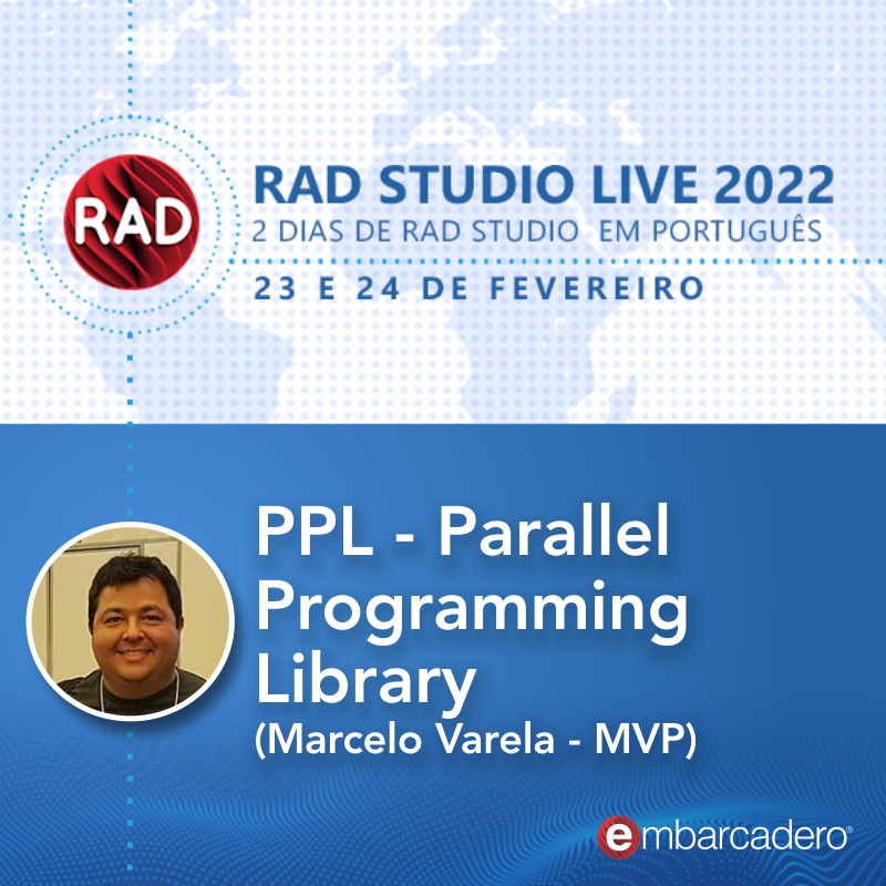 embarcaderoBR's tweet photo. Durante o #RADLive, Marcelo Varela vai apresentar vários recursos avançados da Biblioteca de Programação Paralela (PPL), como Task, Future e Parallel For, para executar tarefas assíncronas e em paralelo nos aplicativos.
Inscreva-se: https://t.co/Ni5ZFXvTHZ https://t.co/MQZi35qLJS