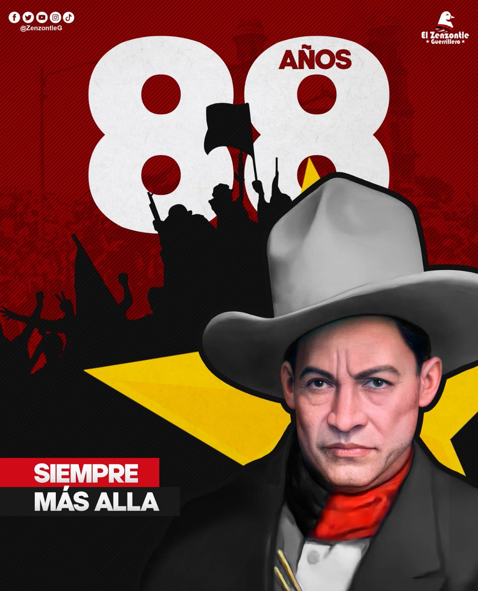 #21Feb Gracias <a href="/ZenzontleG/">🐦𝔼𝕝 ℤ𝕖𝕟𝕫𝕠𝕟𝕥𝕝𝕖 𝔾𝕦𝕖𝕣𝕣𝕚𝕝𝕝𝕖𝕣𝕠 ℹ</a> por esta imagen, sobria, serena, firme y fuerte a la vez #SandinoSiempreMasAlla 
Más de 88 años de vida inclaudicable y seguiremos luchando Hasta la Victoria Siempre!!!