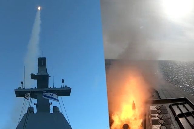 DefenseMirror's tweet photo. #IronDome #C_Dome #IsraelDefence Israeli Navy Tests C-Dome - Naval Version the Iron Dome Anti-Missile System https://t.co/hQzeZqe6YV https://t.co/SoPciRI7Ju
