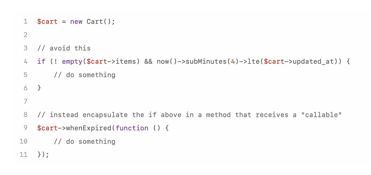 Create methods for complex conditionals