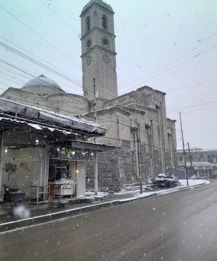 Our Lady of the Hour Church of the Dominican Fathers in the snowfall,🥰🌷