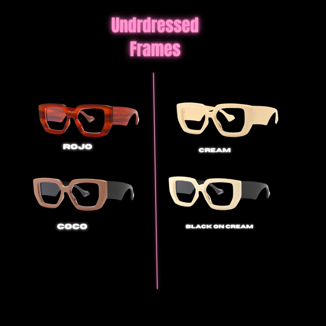Undrdressed_'s tweet photo. Shop our newly released frames ❤️‍🔥

https://t.co/9M3z5IpW56 https://t.co/SRr3RH6ti0