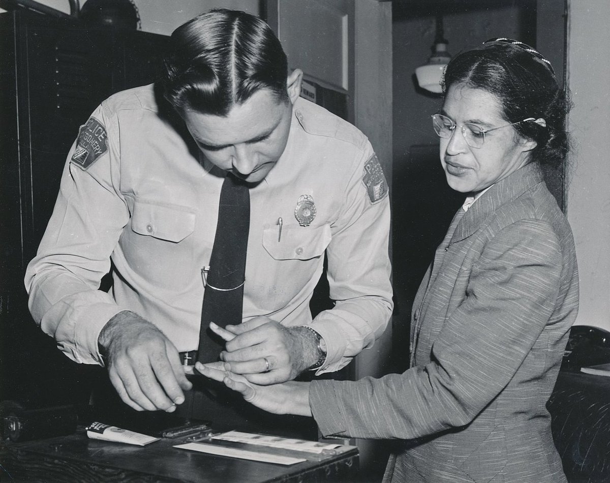 66 years ago on this day, Rosa Parks and nearly 100 others were arrested during the Montgomery bus boycott. We honor their bravery today. #BlackHistoryMonth