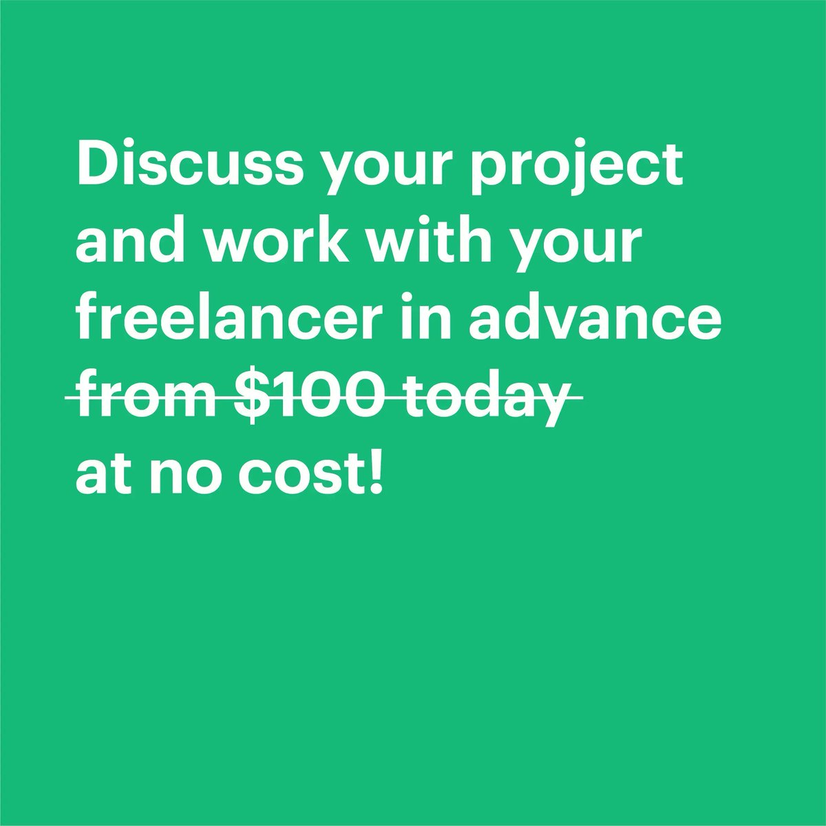 Work with talent in advance 👉 gigyalla offers you unlimited free two hour meetings with all our freelancers!

#gigyalla #freelancer #freelance #freelancelife #bonus #consultation #onlinenow #makersandthinkers