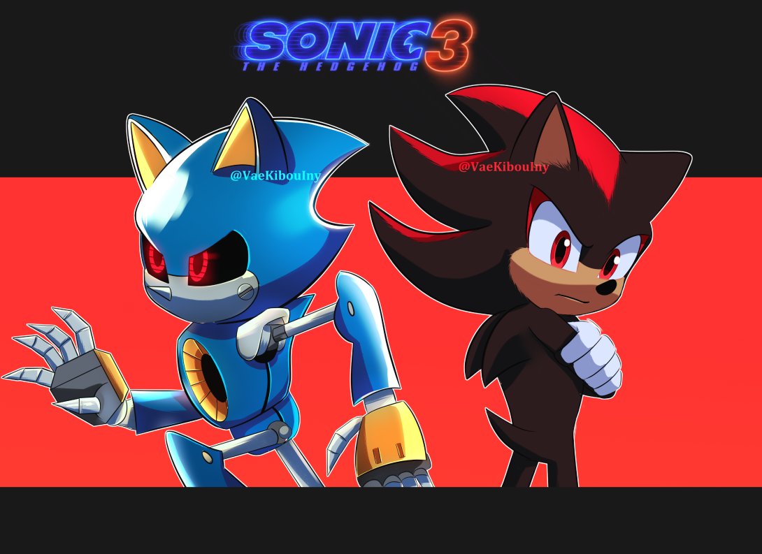Shadow In Sonic 3 & Knuckles - Hyper Shadow Vs Mecha Sonic +