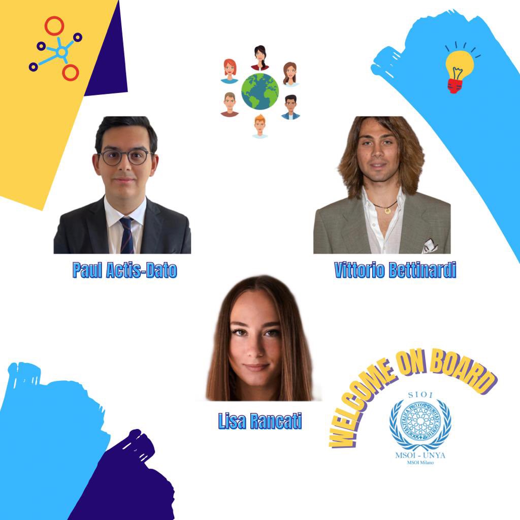 🖌️COMITATO SOCI ATTIVI 2021/22

Siamo lieti di presentarvi il Comitato Soci attivi di MSOI Milano, che collaboreranno con il Direttivo 🇺🇳
MARTINA RATTA, PAUL ACTIS-DATO, LISA RANCATI, VITTORIO BETTINARDI, FRANCESCO MONTONE e LOMBARDO GIULIA
A loro rinnoviamo il nostro benvenuto!