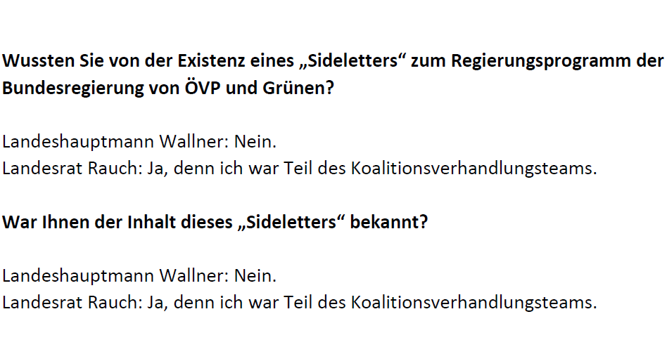 BirgitEntner's tweet image. Eine Anfrage an die Landesregierung zum Sideletter und zwei Antworten. 

Übrigens: Künftig sollen Nebenabsprachen laut Landesregierung öffentlich sein. shorturl.at/bcCDS @VNRedaktion