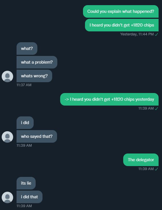 LimedNft's tweet photo. 🧵
#ICEblacklist CHIP DUMPER ALERT

Hey #ICEPOKER community, can I PLEASE PLEASE have your help here?

Here is @LizaGeo3, the a**hole CHIP DUMPER! Can we show this a**hole the power of our community?

Discord: LizaGeo#8472

🙏Please retweet this thread🙏 https://t.co/ctQmtIU3tI