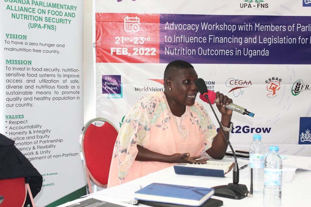 It's a pleasure being invited to attend the 3 days advocacy workshop for Uganda parliamentary alliance on food and nutrition at imperial resort beach hotel that envisions to have a zero hunger and a malnutrition free Uganda. 
I hope the outcome of this great workshop will be nice