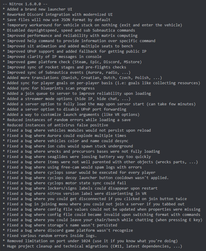 Nitrox Mod on Twitter "https//t.co/rYarTmCTp1" / Twitter