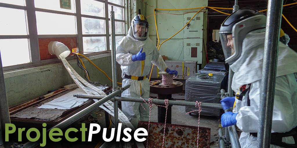 UCOR_TN's tweet photo. Crews at Y-12’s Beta-1 facility have begun to pump tens of thousands of gallons of water from the basement of the building, while other crews are continuing with asbestos abatement and have started removing universal and hazardous waste on the first floor. #UCOR #projectpulse https://t.co/dbFDMbwcaR