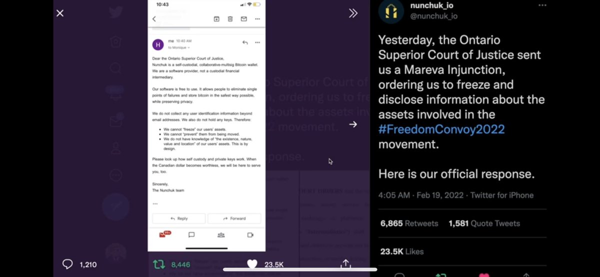 MunnPmz's tweet photo. Apparently @Nunchuck.io seems to be an awesome asset for wealth storing!!!
Safe against communist aggression and steeling !
#FreedomConvoyCanada #efftrdeau #Letsgotrudeau #LetsGoBrandon https://t.co/por5SXkKa9