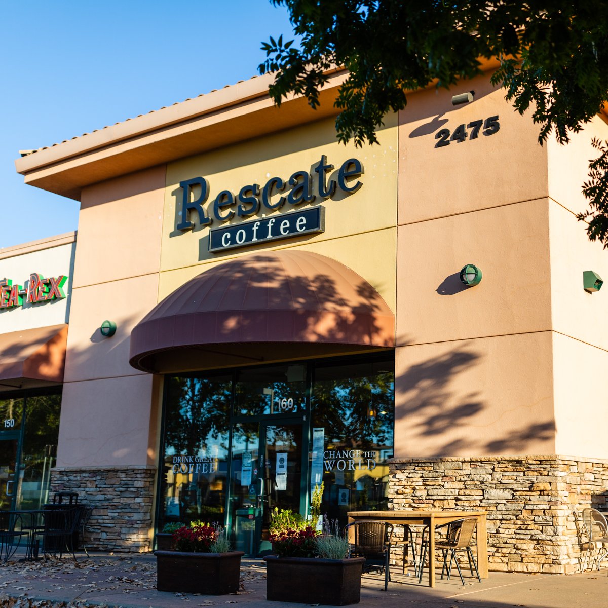 We love our community. Getting the chance to serve them fresh, quality coffee each day is just a bonus! #RescateCoffee #Rescate #Coffee #ElkGrove #ElkGroveCA