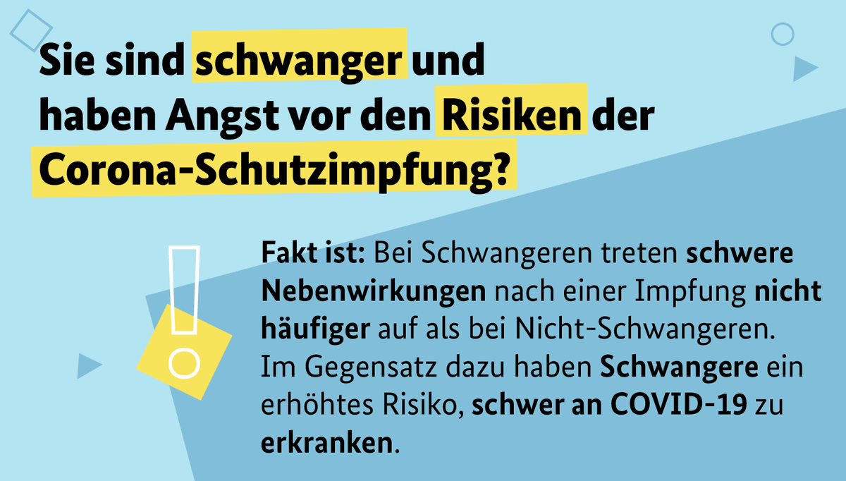 BMG_Bund's tweet photo. Die #STIKO empfiehlt allen #Schwangere|n ab dem zweiten Schwangerschaftsdrittel sowie #Stillende|n eine #COVID19-#Impfung mit einem #mRNA-#Impfstoff. Infos finden Sie unter https://t.co/xnuNcJ4hrP. https://t.co/Ric362I1Mm