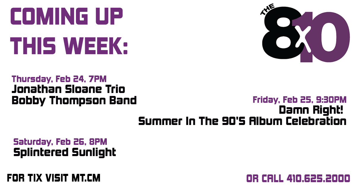 This week at The 8x10!