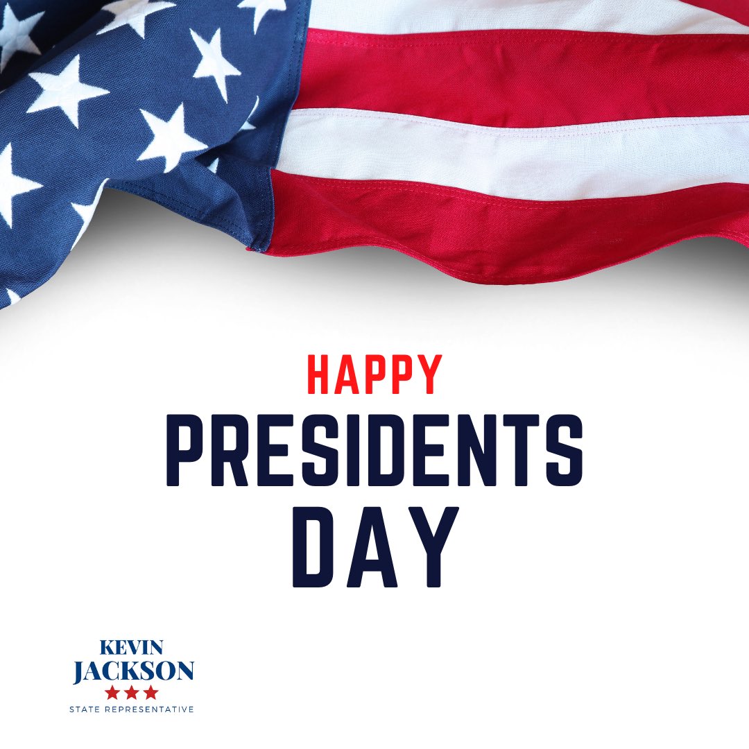 JacksonStateRep's tweet photo. Today is a day to honor the past Presidents who have lead our country. We thank them for the service, sacrifice and leadership.
#presidentsday #honor #usaπΊπΈ #USA #presidents #country #Service #jacksonforstaterep https://t.co/itfO2y21uj
