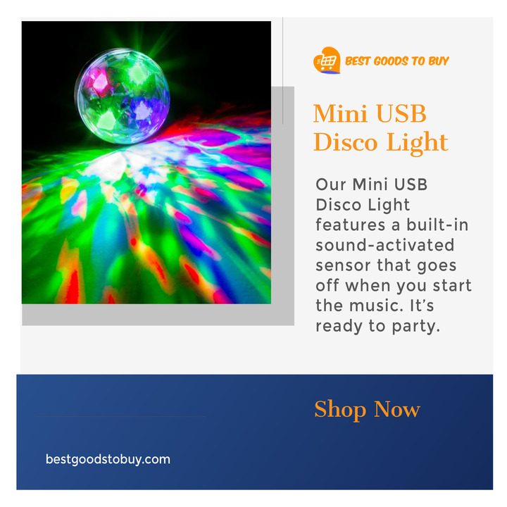 BestGoodsToBuy1's tweet image. Jazzy up any room or space and just blast the music. Dance away in a sea of red, green, and blue light that flashes to the beat of your favorite hits with our Mini USB Disco Light. 😍

Click 👇
bestgoodstobuy.com/mini-usb-disco…
.
.
.
#BestGoodsToBuy #highqualityproducts #USBdiscolight
