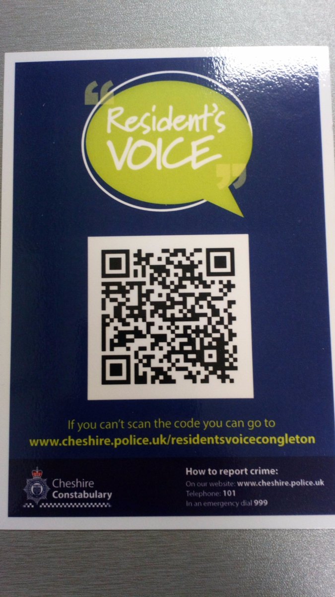 MiddlewichPol's tweet image. Have your say on policing in your area...We have set up a survey where you can tell us about the things you would like us to focus on in your area.
Scan the photo below or visit orlo.uk/MXEcm and answer the questions.