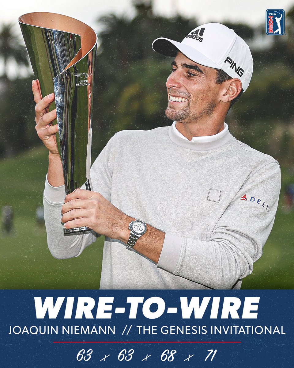 PGATour's tweet photo. Players from outside the U.S. to win wire-to-wire before age 24 since 1960:

Rory McIlroy: 2011 U.S. Open
Joaquin Niemann: 2022 @TheGenesisInv https://t.co/mPq7OLOwvr