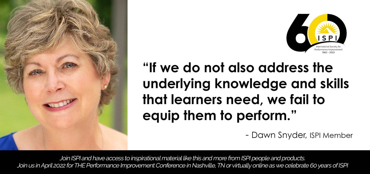 Join Dawn Snyder in Nashville April 27th @ 8:30
ispi.org/mpage/ISPI_202…
#ISPI60thAnniversary