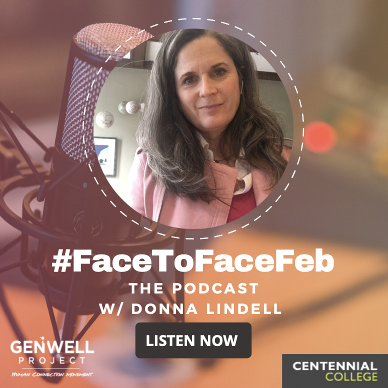 We've released the fourth episode of #FaceToFaceFeb: The Podcast! We spoke with @donnalindell a professor and coordinator at <a href="/CentennialEDU/">Centennial College</a>. Donna shared how she has adapted to online learning and her personal experience as a parent during the pandemic. 
soundcloud.com/centennialprst…