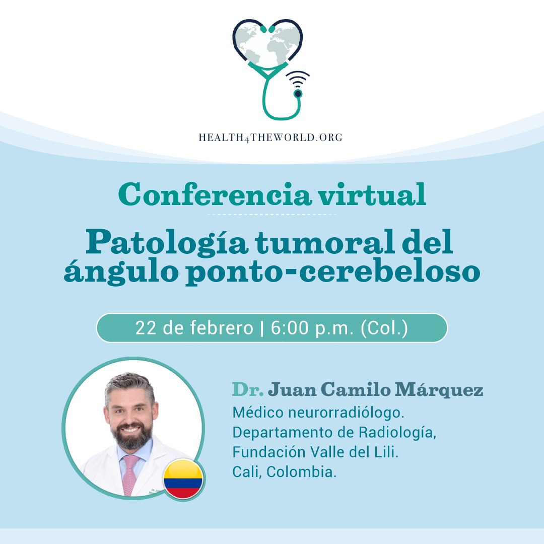 ACRadiologia's tweet photo. @H4TWColombia te invita a participar en su conferencia académica mensual. En esta se abordará la patología tumoral de ángulo ponto-cerebeloso. Regístrate ahora: https://t.co/41SRESrQnX. https://t.co/tV8tEbgrIG