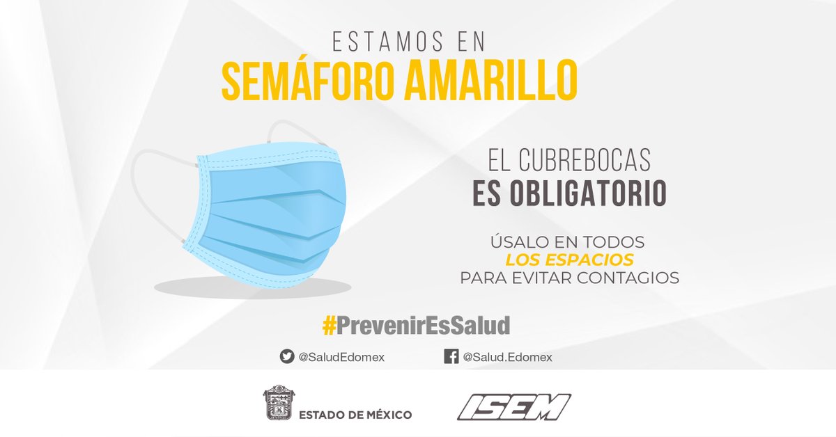 ¡No bajes la guardia! Mantén las medidas preventivas, utiliza cubrebocas en todo momento, y lava tus manos de manera constante. #CuidemosTodosDeTodos