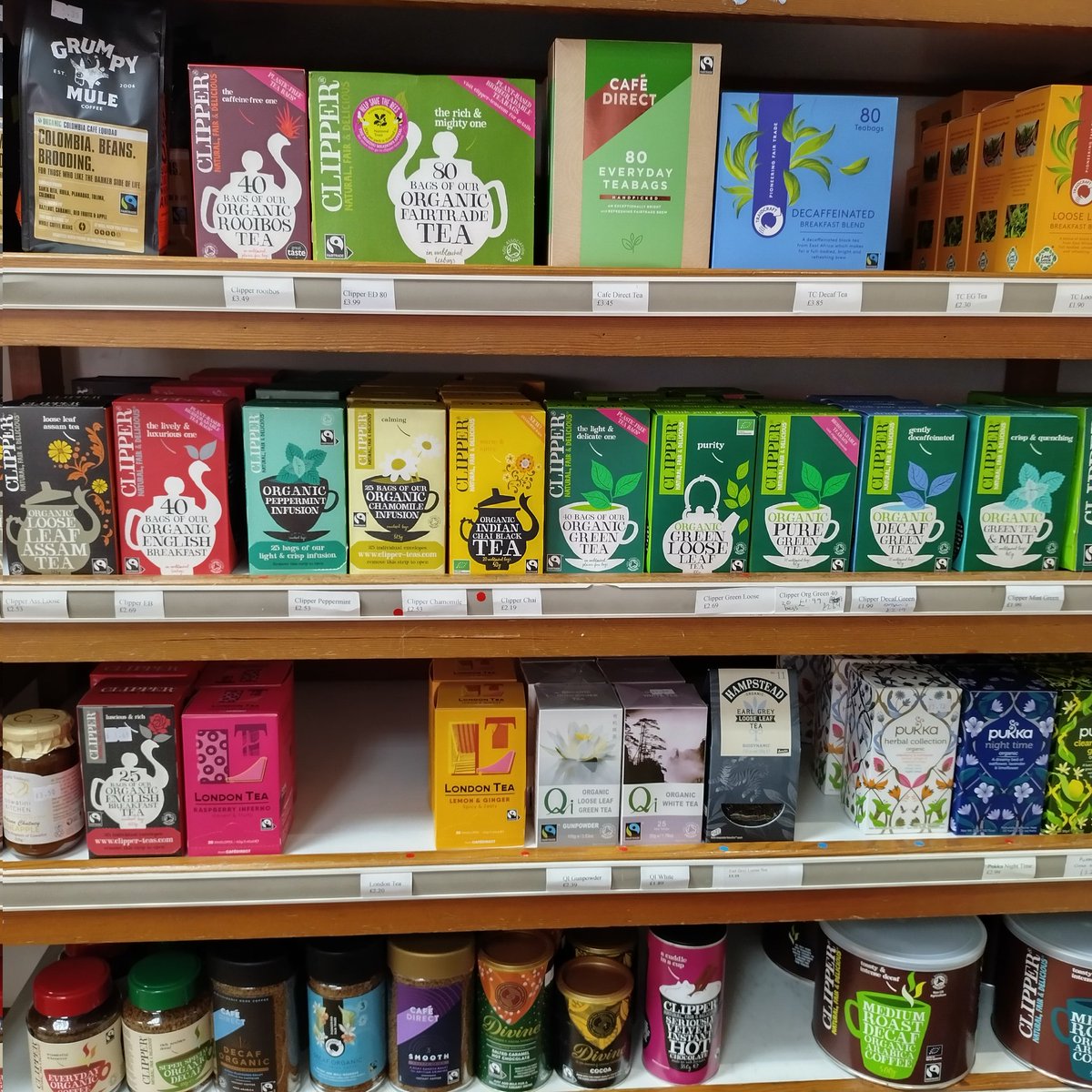 FTSIpswich's tweet photo. Today's #fairtradefortnightchallenge theme is #drink

My personal favourite is probably @clipperteas Hot Chocolate 😋

#bafts #baftsmember #shoplocal #independentipswich https://t.co/72bXiNIAza