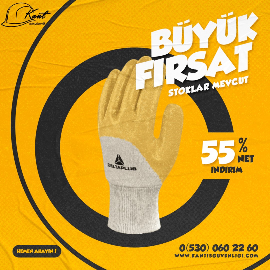 kantisguvenligi's tweet photo. Delta Plus NI015 Nitril Eldiven

-İnterlok pamuklu astar üzerinde %100 nitril kaplama, örme bilek ve havalandırmalı.
-EN ISO 13997

#deltaplus #nitril #eldiven #örme #nitirlkaplama https://t.co/fIWpRq0z3I